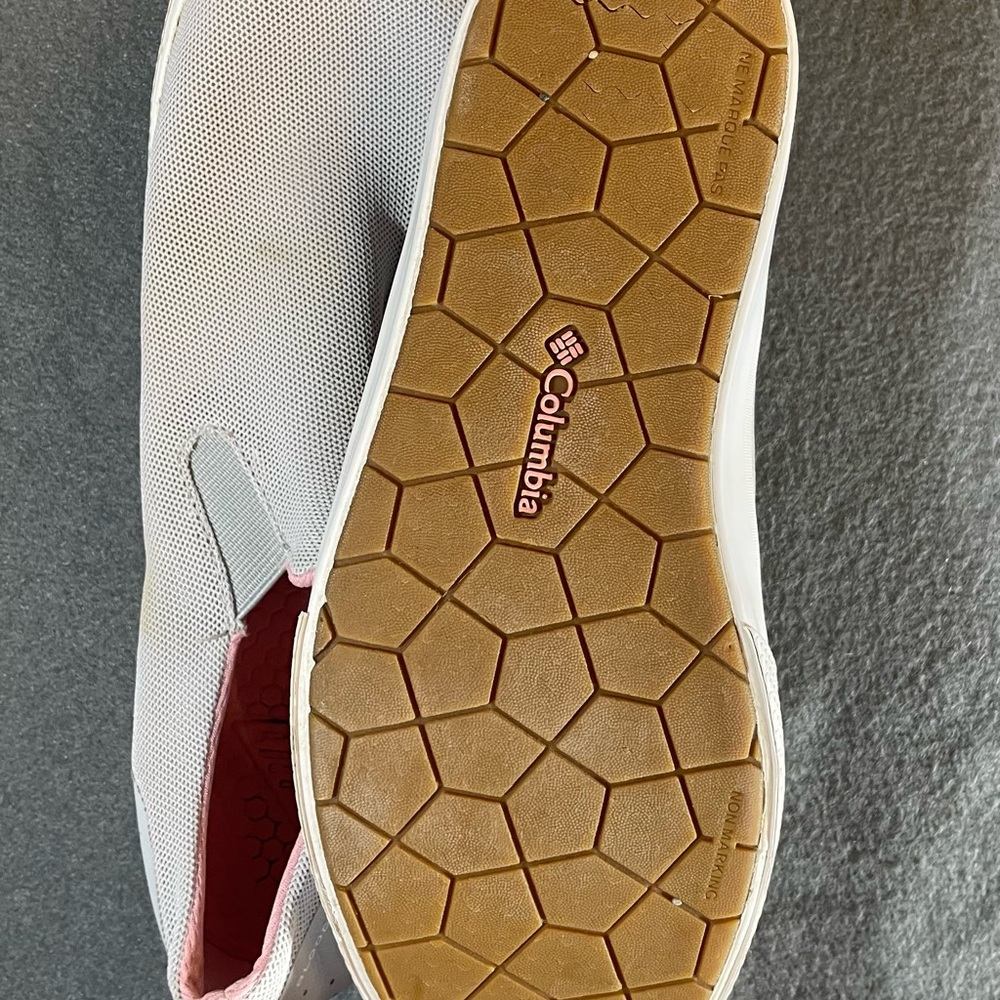 Columbia Gray and Pink Slip-On Shoes - Picture 8 of 10